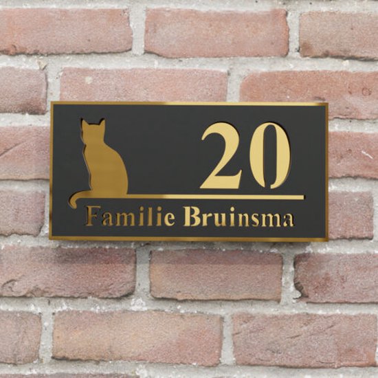 Foto: 5x gereserveerd bordjes barsa zwart kunststof 2 zijdig bordje gereserveerd