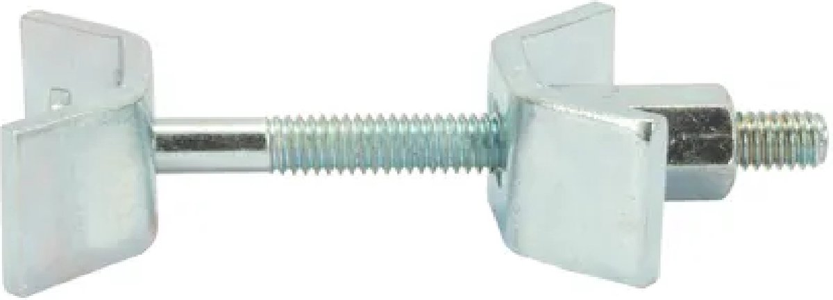 Werkbladverbinder 6x65mm staal verzinkt 2 stuks