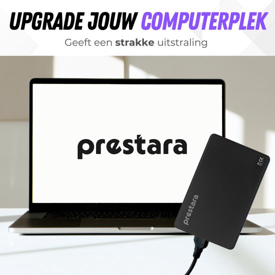 Boîtier de disque dur Prestara noir 2,5 pouces – Stockage externe ultra rapide avec USB 3.0 !