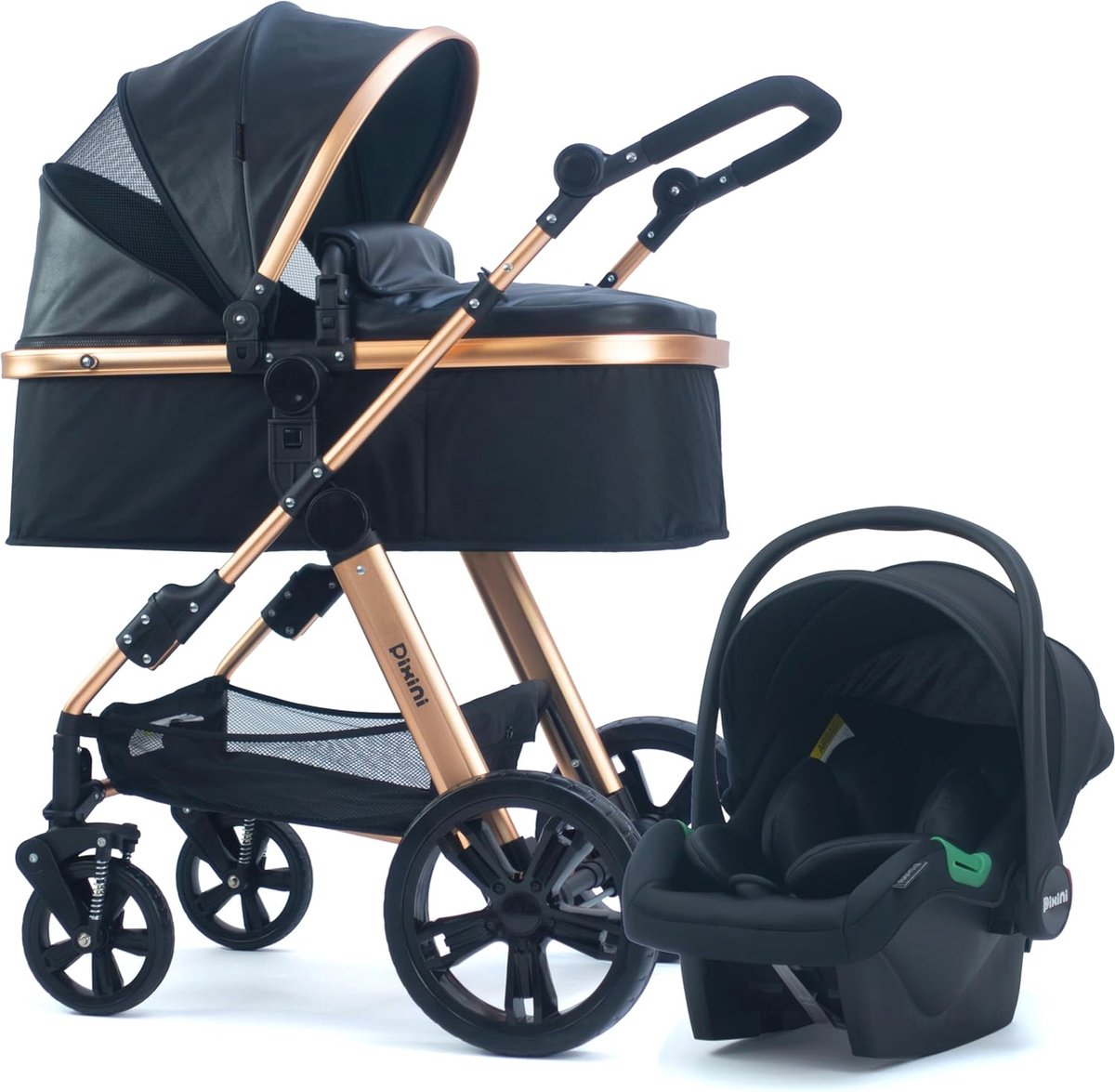 Image of 3 in 1 Wandelwagen met Autostoel en Accessoires - Ideaal voor Kinderen en Ouders