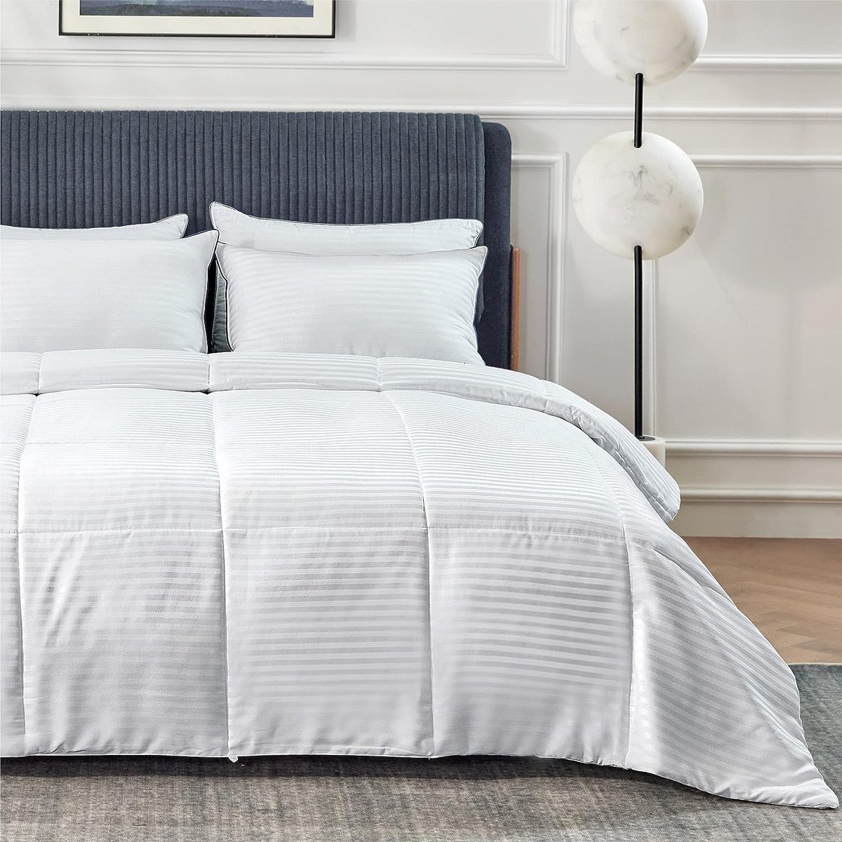 Solacis Dekbed zonder overtrek en wasbaar - Hoesloos - Dekbed - Zonder hoes - Wasbaar - Must have! wit