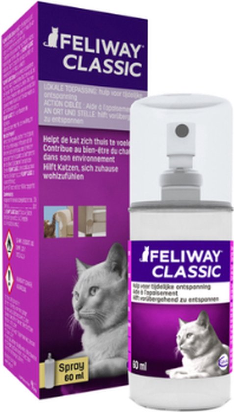 Feliway Anti-Stress Spray Kat - Anti stressmiddel - 2 x 20 ml