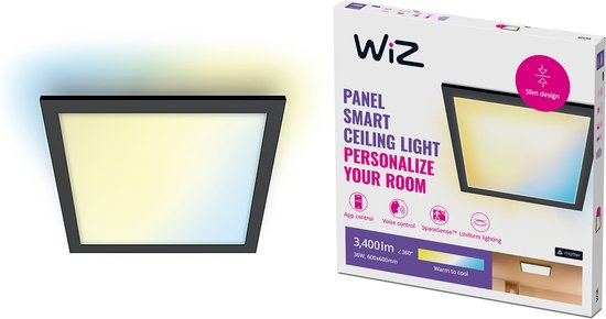 WiZ Lamp 3-pack - Slimme LED-Verlichting - Warm- tot Koelwit Licht - E14 - 60W - mat - Wi-Fi WiZ Lamp 3-pack - Slimme LED-Verlichting - Warm- tot Koelwit Licht - E14 - 60W - mat - Wi-Fi