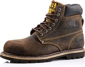 B425SM Hard as Nails Lace Boot | Dark Brown Crazy Horse | Werkschoen maat 40