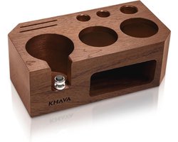 Espresso Tamping Station | Houten Koffie Sabotage Station 58 mm | Koffiestation Organizer | Espresso Accessoires voor Koffiebar