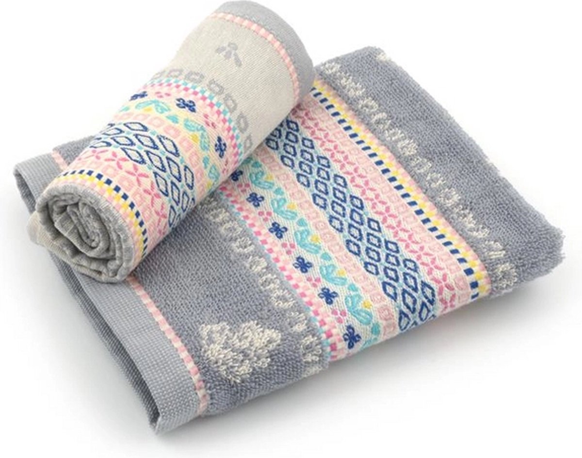 Flora Castle Noa Keukendoek (6 Stuks) - 53x60 cm - Grey