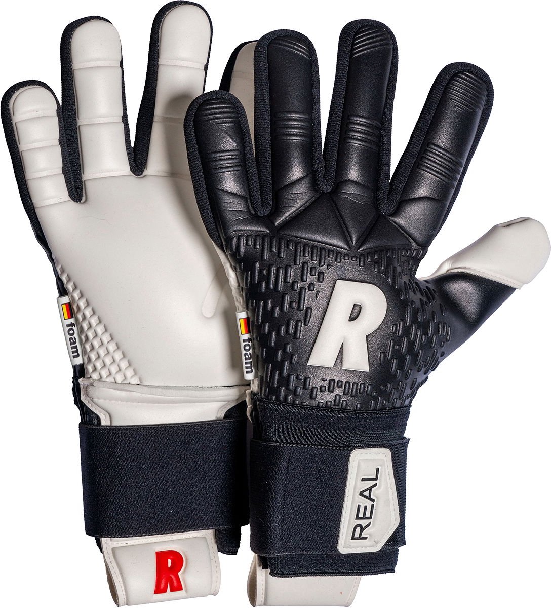 Real 570 (Limited) Keepershandschoenen - Zwart / Wit | Maat: 10