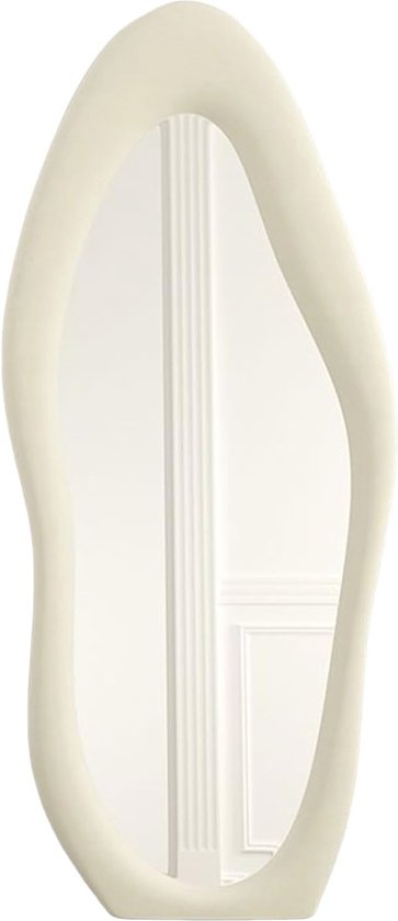 Asymmetrische badkamerspiegel, goud ingelijst, spiegel onregelmatige stijl, vijverspiegel, esthetische spiegel voor de woonkamer, luxe make-upspiegel - Nederland
