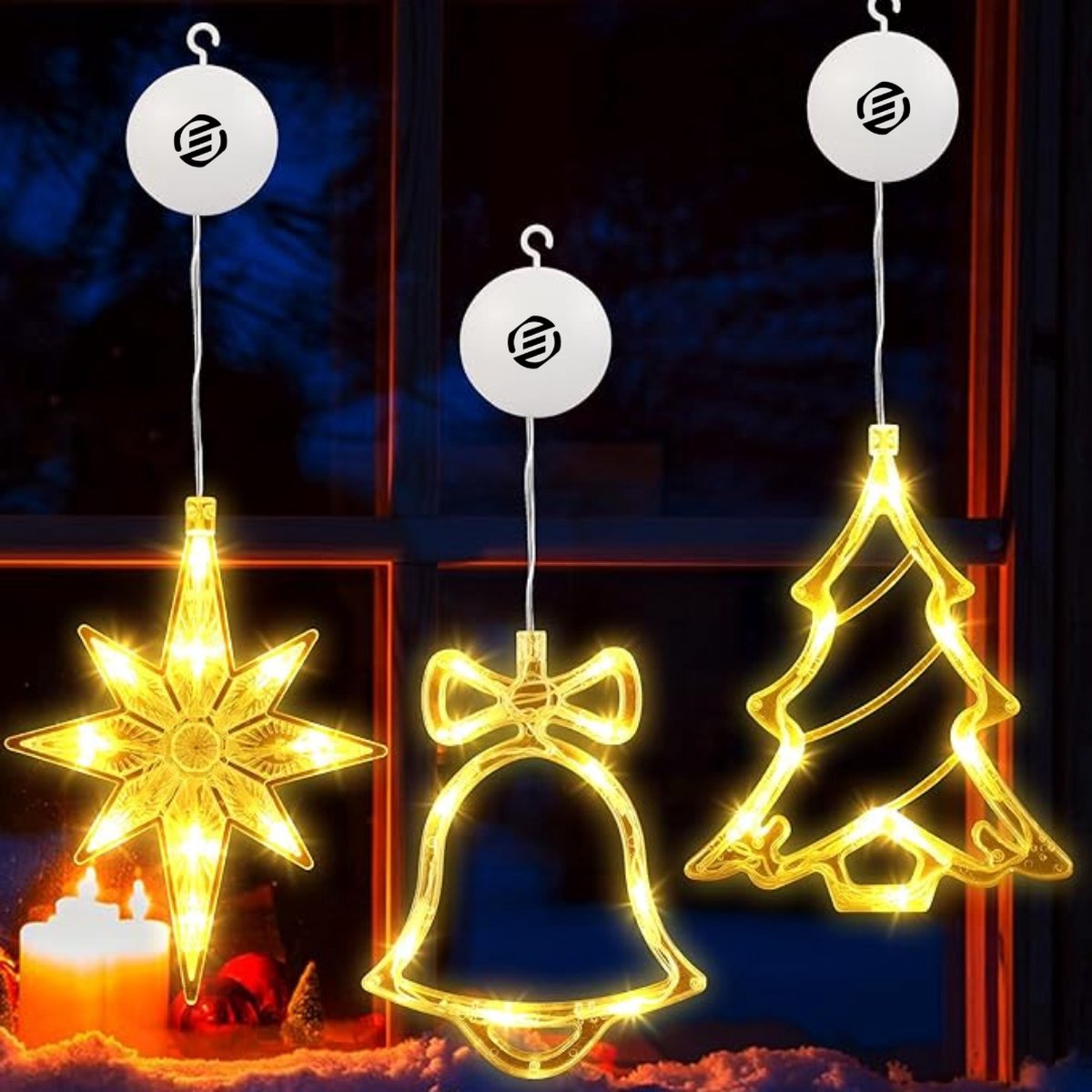 Equivera Kerstverlichting - Kerstverlichting Buiten - Kerstverlichting Binnen - Kerstdecoratie - Kerstlichtjes - Kerst Lichtjes - Kerst Verlichting - Kerstversiering - Kerstdecoratie