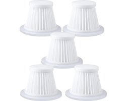 5x Auto stofzuiger filter wasbaar (39 x 52mm) geschikt voor kruimelzuiger / mini zuiger