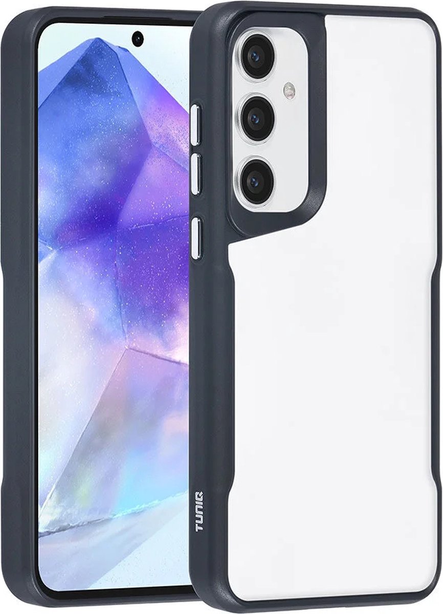 Combat-X Hoesje Geschikt voor: Samsung Galaxy A35 - Backcover - Zwart
