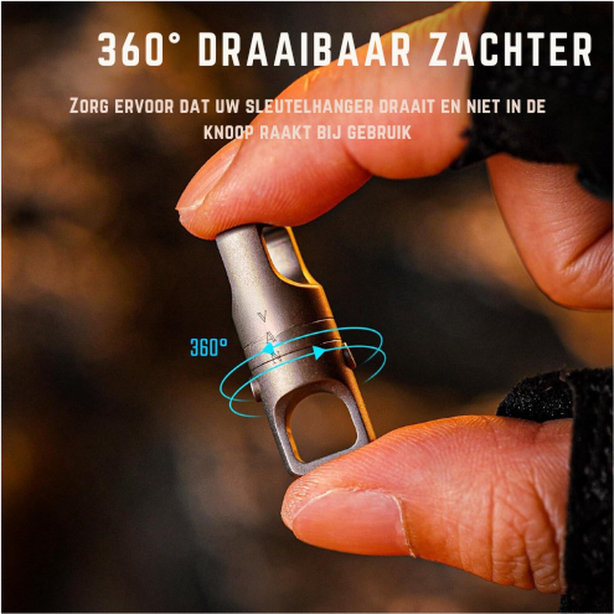 Everki Porte-clés En Cuir à Libération Rapide – Porte-clés