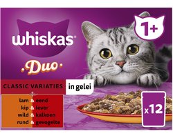 Whiskas Duo Senior Classic Variaties Multipack - 12 x 85 gr