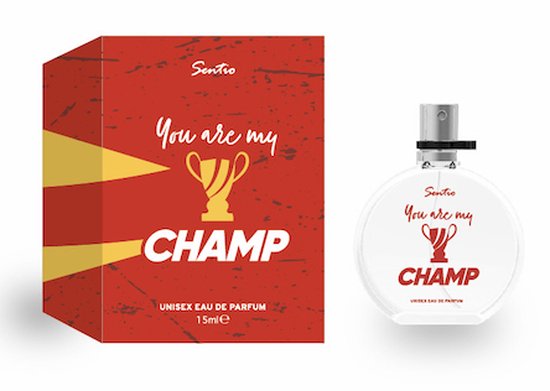 Sentio miniparfum cadeau idee tekst unisex - You Are My Champ - Eau de parfum - 15ml