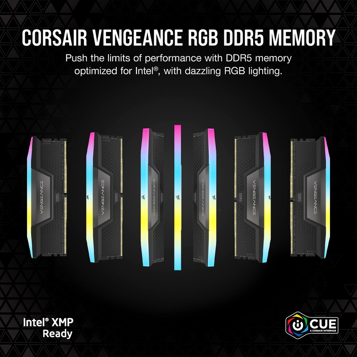 Corsair Vengeance RGB DDR5 RAM 32GB - 5200MHz - CL40 - voor Intel