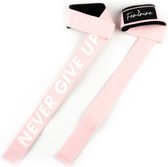 Sangles de levage féminines – Crochets de levage – Sangles de soulevé de terre – Sangles de levage – Poignées de levage – Fitness, Crossfit et Musculation – 2 pièces – Rose