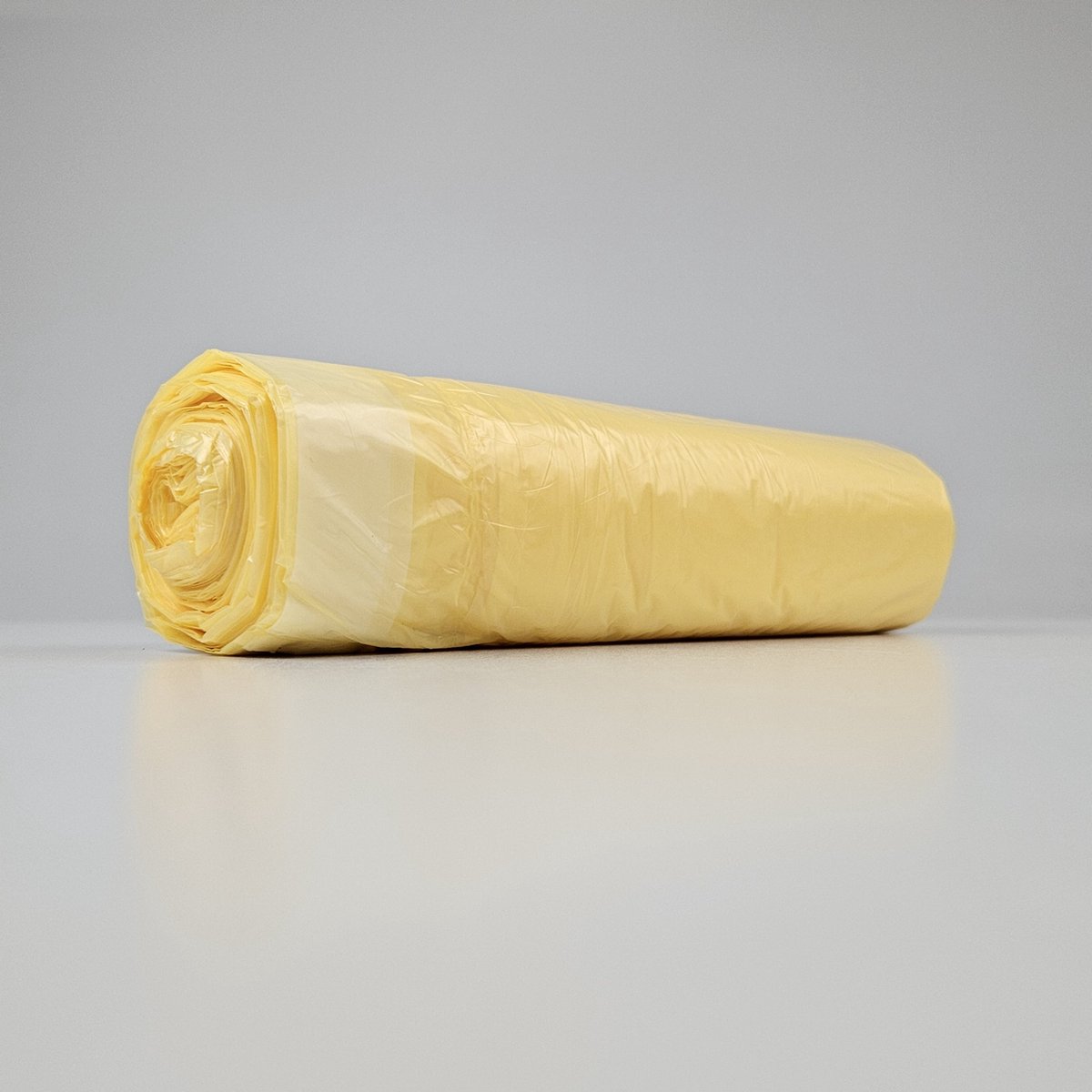 Goedkoopste Gele Vuilniszakken | Trekband | 100 Zakken | 60 Liter | HDPE | 25 My | 64x71 cm - Gekleurde Vuilniszakken 60 Liter, Huisvuilzakken Met Trekband