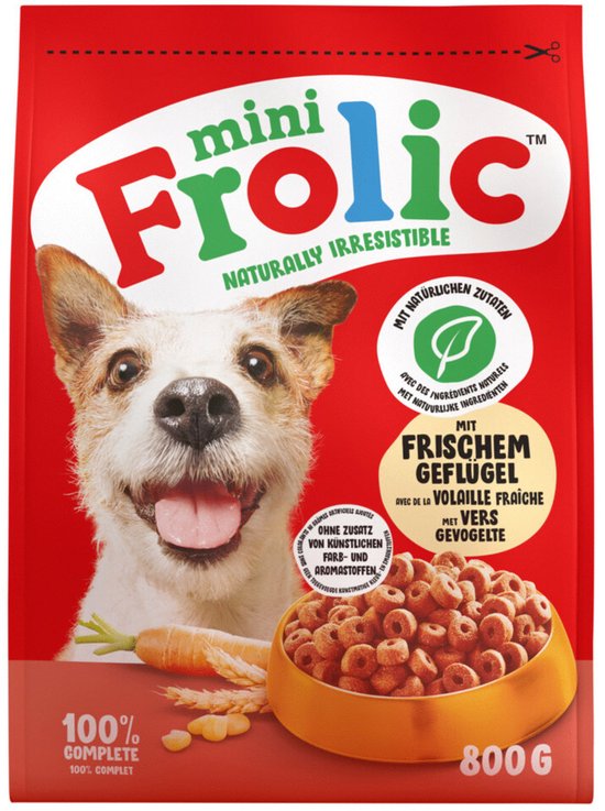 Frolic Droog Mini Rund- Hondenvoer - 1.5 kg