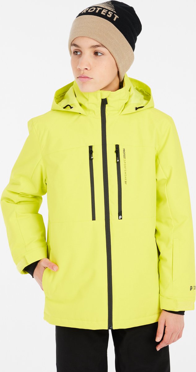 Protest Prtflynty Jr – Winterjas Jongens – Waterafstotende afwerking – Skijas – Limone