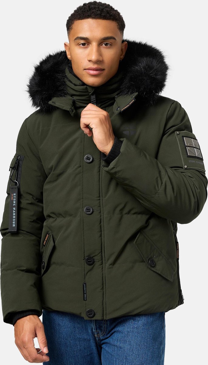 STONE HARBOUR heren winterjas Halvaar