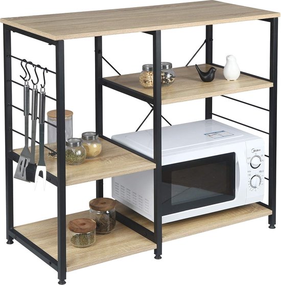 EUGAD Metalen houten plank opbergplank industrieel,boekenplank Staande plank 60x27,5x160cm,Wijnoogst 0010ZWJ EUGAD Metalen houten plank opbergplank industrieel,boekenplank Staande plank 60x27,5x160cm,Wijnoogst 0010ZWJ