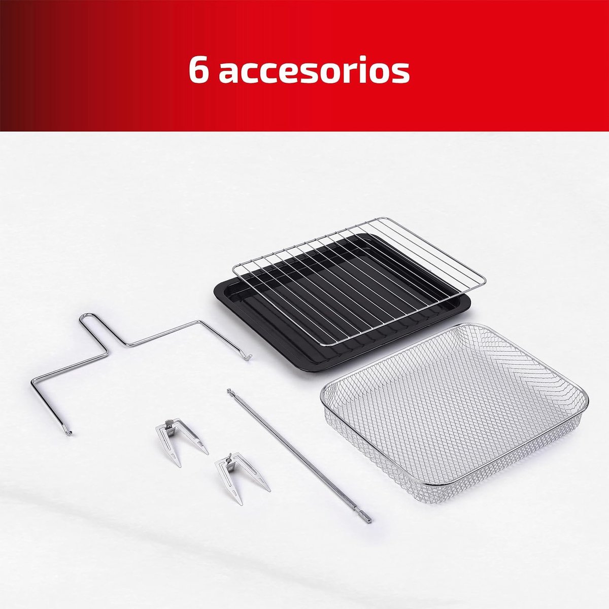 Ufesa 72805358 Airfryer met Dubbele Lade 1800 W Zwart - afbeelding 3