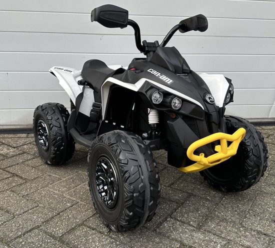 Elektrische Quad 12V Wit voor Kinderen - Elektrische Kinder quad Accu - Accu quad