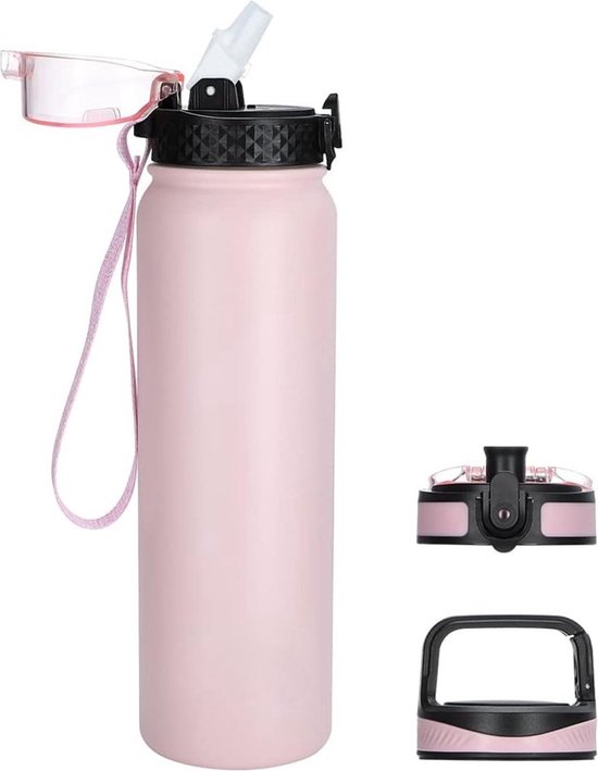 Stanley PMI Classic Wellspring Bottle thermosfles 710 ml rose quartz