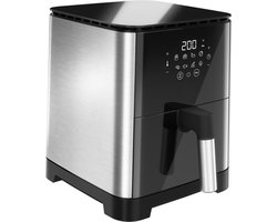 Multi Taste Airfryer 4,6L 1550W 8 Programma's Gezond Frituren Drogen & Grillen Voor 2-4 Personen Zwart