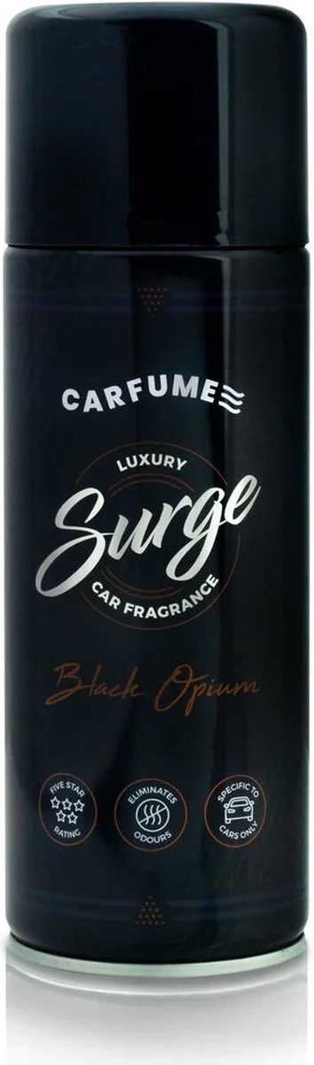 Goedkoopste Carfume - Surge - Black Opium - Luchtverfrisser en parfum in 1 - Krachtige Blast Can