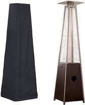 Hoezen voor buitenverwarmers - Tuinmeubelhoezen - 221*53*61 cm - 210D Oxford - terrasverwarmerhoes - waterdichte - voor verwarming - meubelhoezen - zonwering Meubelhoes - beschermhoes tuinmeubelen - zwart - terrasverwarmer - Piramide