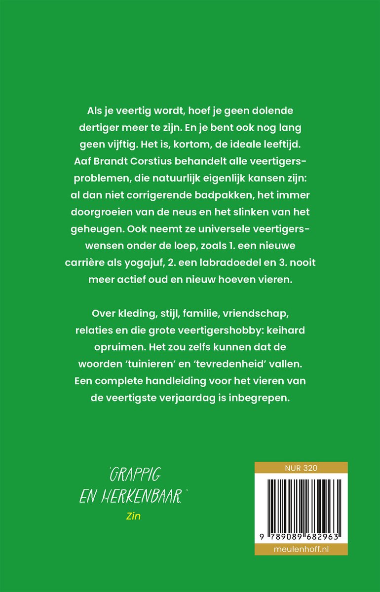 Eindelijk 40 - back cover