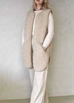 WOLLIES Amsterdam - Gilet / Gilet Femme - Amande - Taille L/XL
