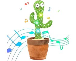Dansende Cactus Speelgoed - Interactieve Pratende Knuffel - 120 liedjes
