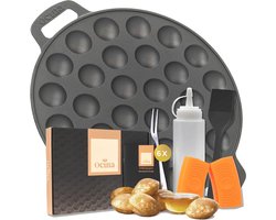 Poffertjespan Combo Pack – Maak 30 Heerlijke Poffertjes Thuis