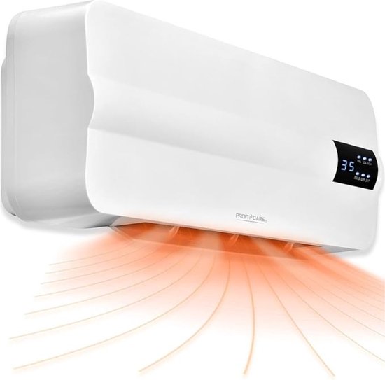 Elektrische Verwarming – Wandkachel – Radiator – Voor Binnen – Verwarmingspaneel – Afstandsbediening – Hangend – 2000W – Wit