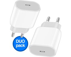20W Duo-Pack Power Oplader – Oplaadstekker Fast Charger – Snellader – Universeel – Wit