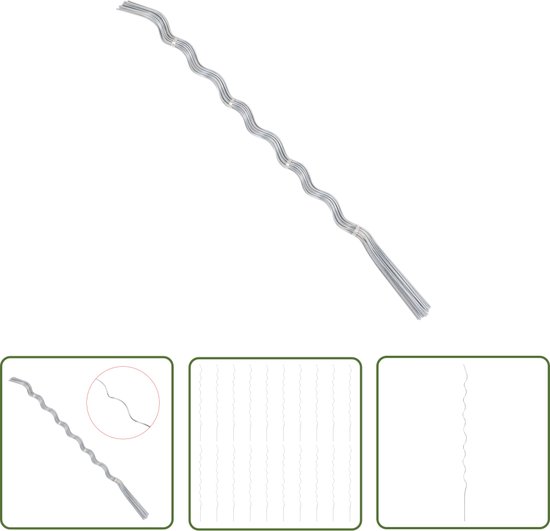 KADAX Spiral-Pflanzenstab aus Aluminium, 180 cm, 15 Stück