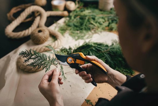Ergonomische Bypass Snoeischaar voor Jonge Takken en Twijgen - 20,1 cm met Antikleeflaag van Ergon — afbeelding 5