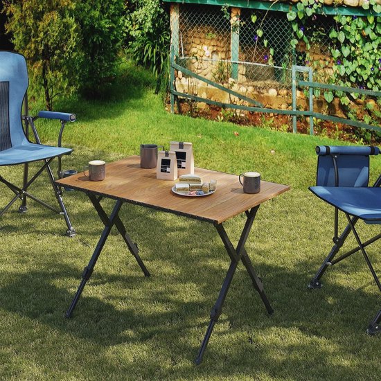 REDCAMP Draagbare grilltafel met mesh-desktop, 60 x 40 cm, lichte opvouwbare campingtafel voor camping, koken, BBQ, RV, picknick, eenvoudig te monteren met verstelbare hoogtepoten, zwart REDCAMP Draagbare grilltafel met mesh-desktop, 60 x 40 cm, lichte opvouwbare campingtafel voor camping, koken, BBQ, RV, picknick, eenvoudig te monteren met verstelbare hoogtepoten, zwart