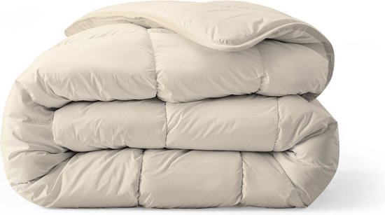 Zelesta Everyday Uni Sand Beach 140x200cm - Dekbed zonder overtrek - 30 dagen proefslapen - Wasbaar hoesloos dekbed - Bedrukt dekbed - All year zomerdekbed & winterdekbed