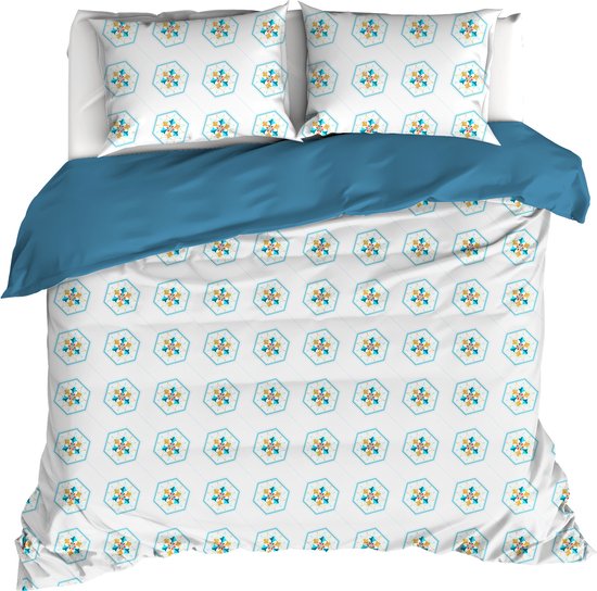 De Witte Lietaer Saga Housse de couette - Extra large - 260x200/240 cm - Exotic Plume