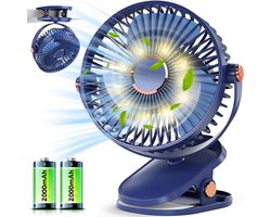 Tafelventilator - Statiefventilator - luchtstroomsnelheden – Zwenkfunctie - Bureau Ventilator - USB
