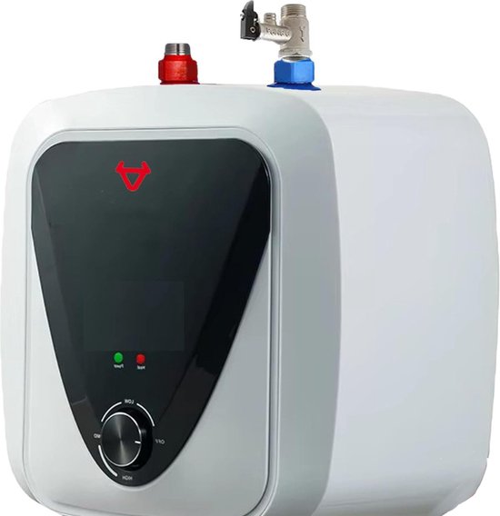 Tesy elektrische boiler 10 liter Close Up met kraan