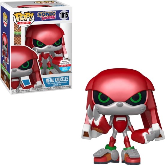 FUNKO POP! METAL Knuckles Sonic the Hedgehog #1015 Toy Tokyo NYCC 2024