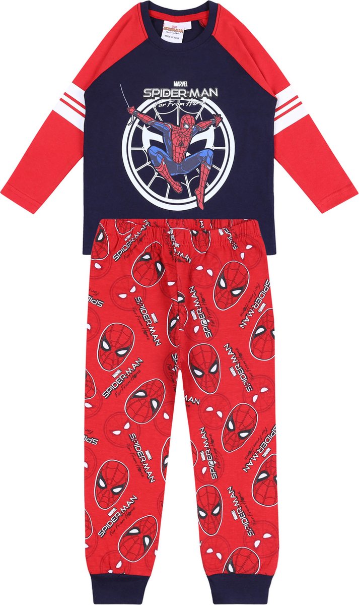 Rode Marvel Spiderman pyjama