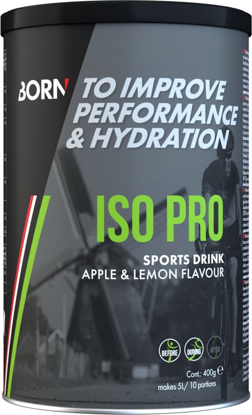 Born | Drink Iso Pro | Energy Drink | 38 Gram Carbs | | -