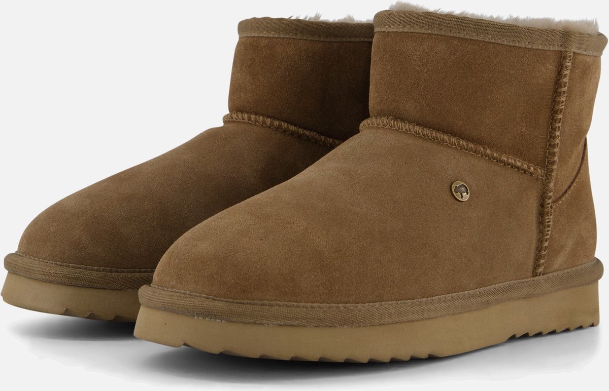 Warmbat Wallaby Suede Boot Dames Laarzen - Bruin