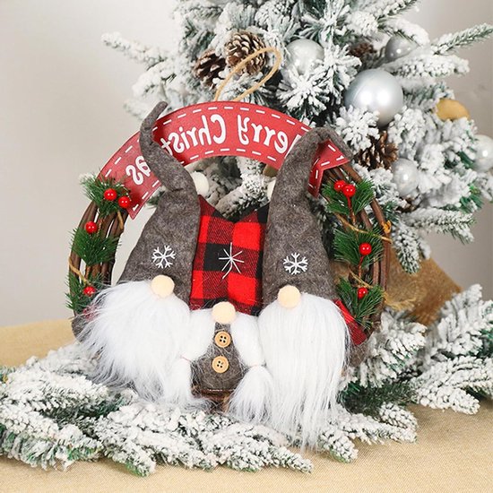 Kersthanger voor de kerstdecoratie - adventskrans om op te hangen aan