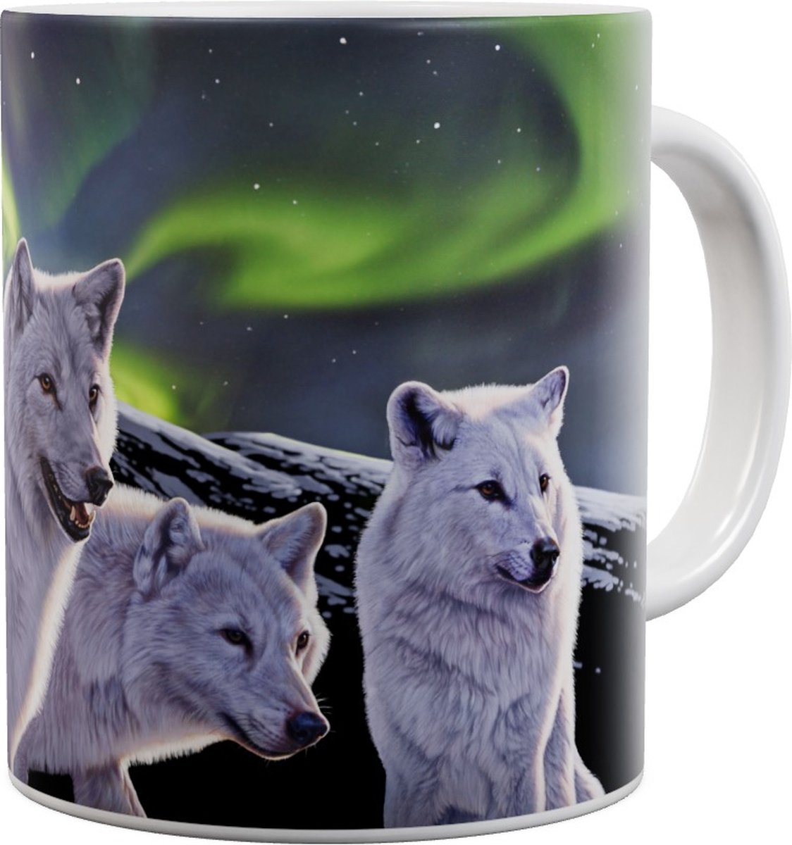 Wolf Northern Lights Wolves - Mok 440ml 440